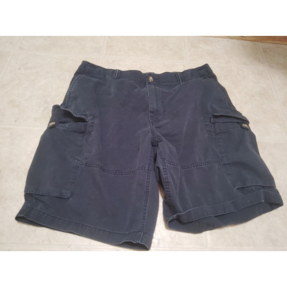 Vintage Polo Ralph Lauren Cargo Shorts Men's 36 10" Inseam Navy